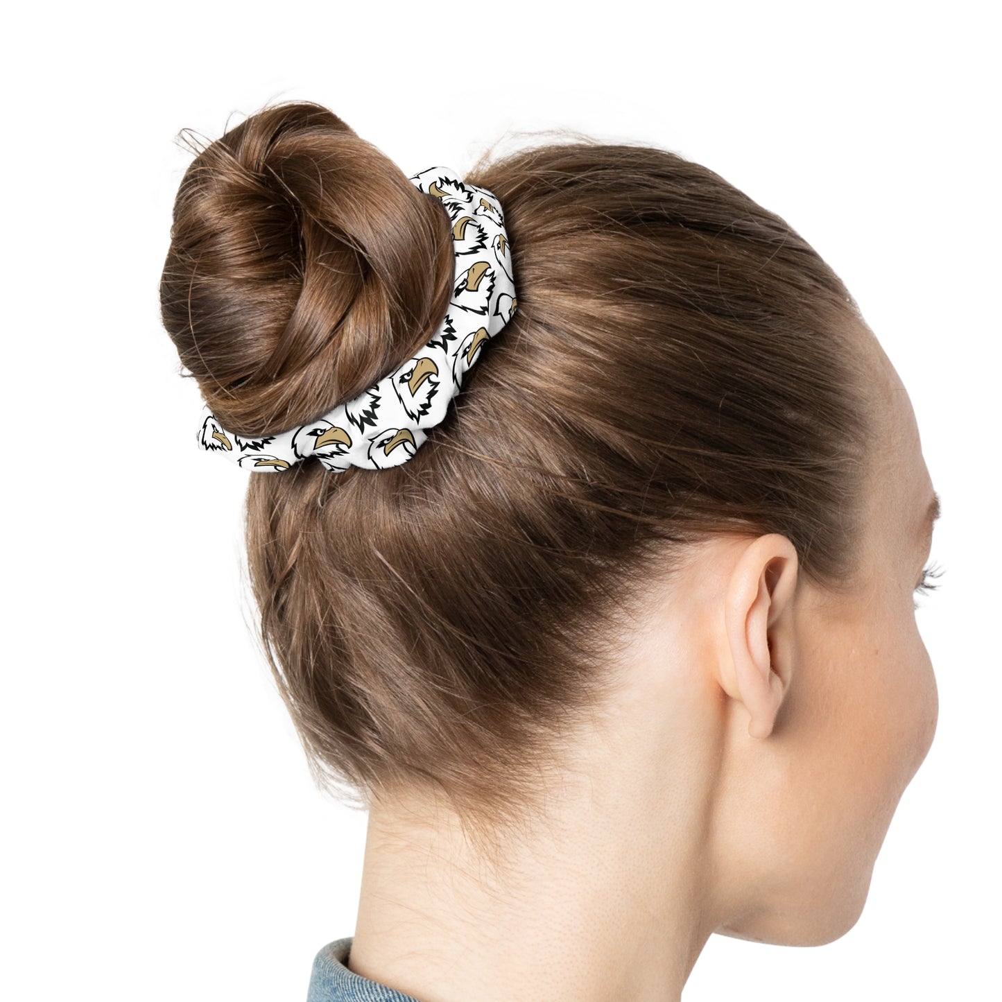 The Calvary Academy Eagle Print Scrunchie