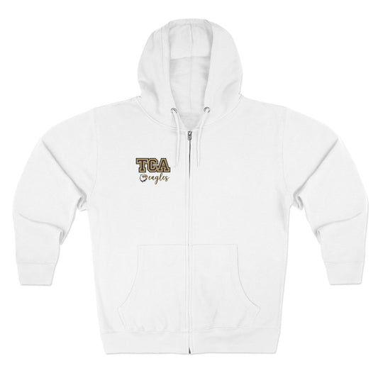 TCA Eagles Zip Hoodie — Lightweight School Spirit Full-Zip Hoodie