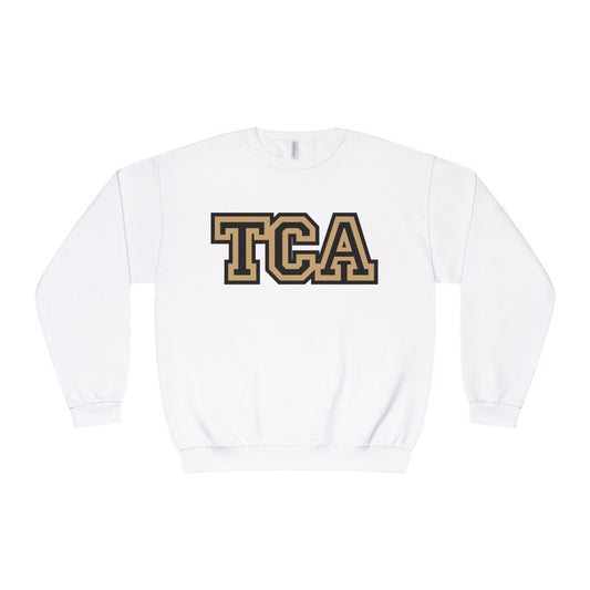 TCA Letterman Crewneck Sweatshirt — Classic School Spirit Pullover