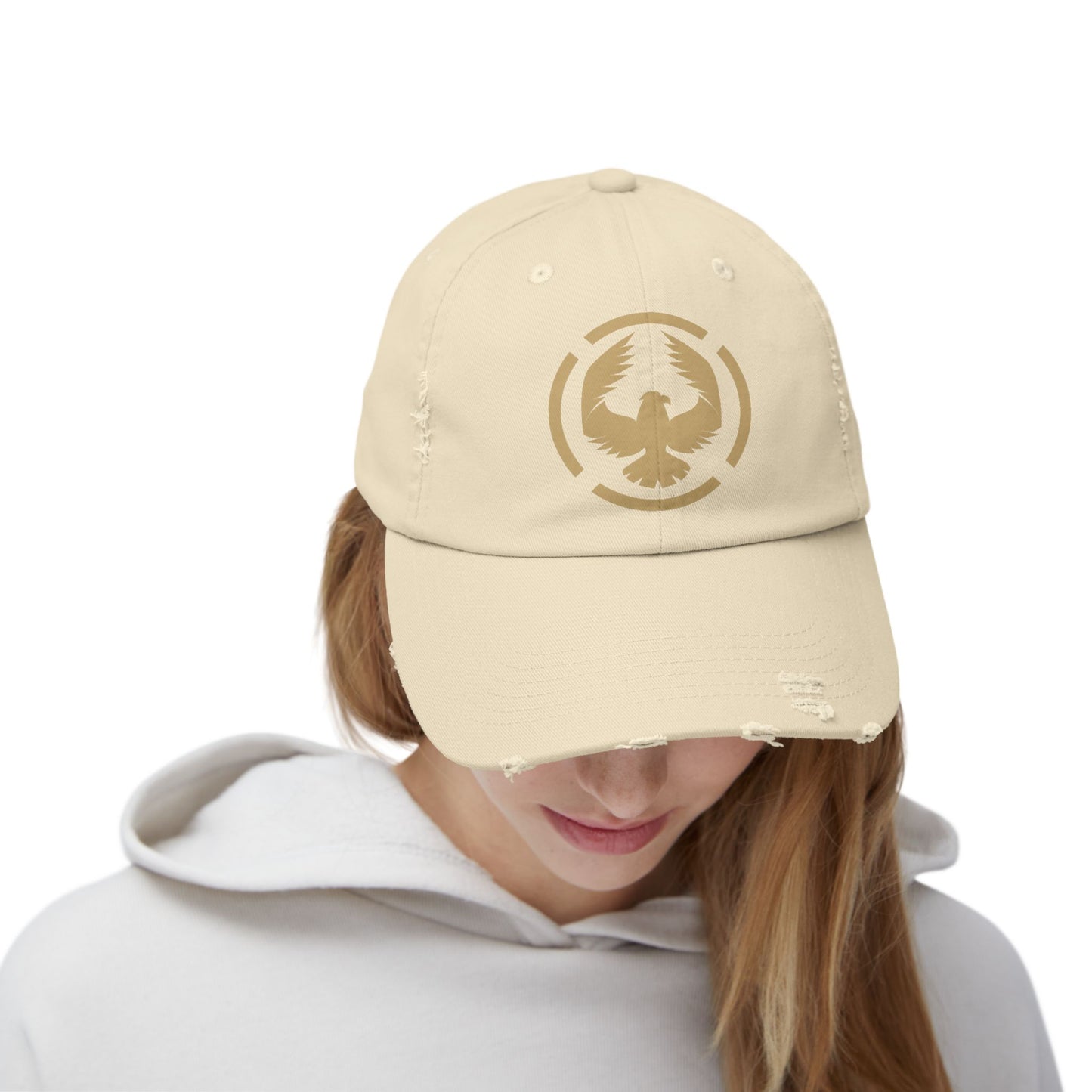 The Calvary Academy Vintage Eagle Distressed Hat