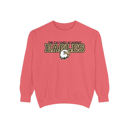 The Calvary Academy Eagles Unisex Garment-Dyed Sweatshirt