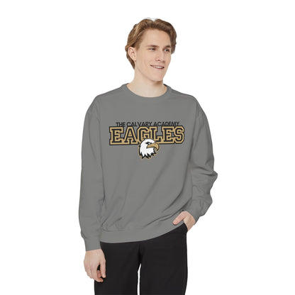 The Calvary Academy Eagles Unisex Garment-Dyed Sweatshirt