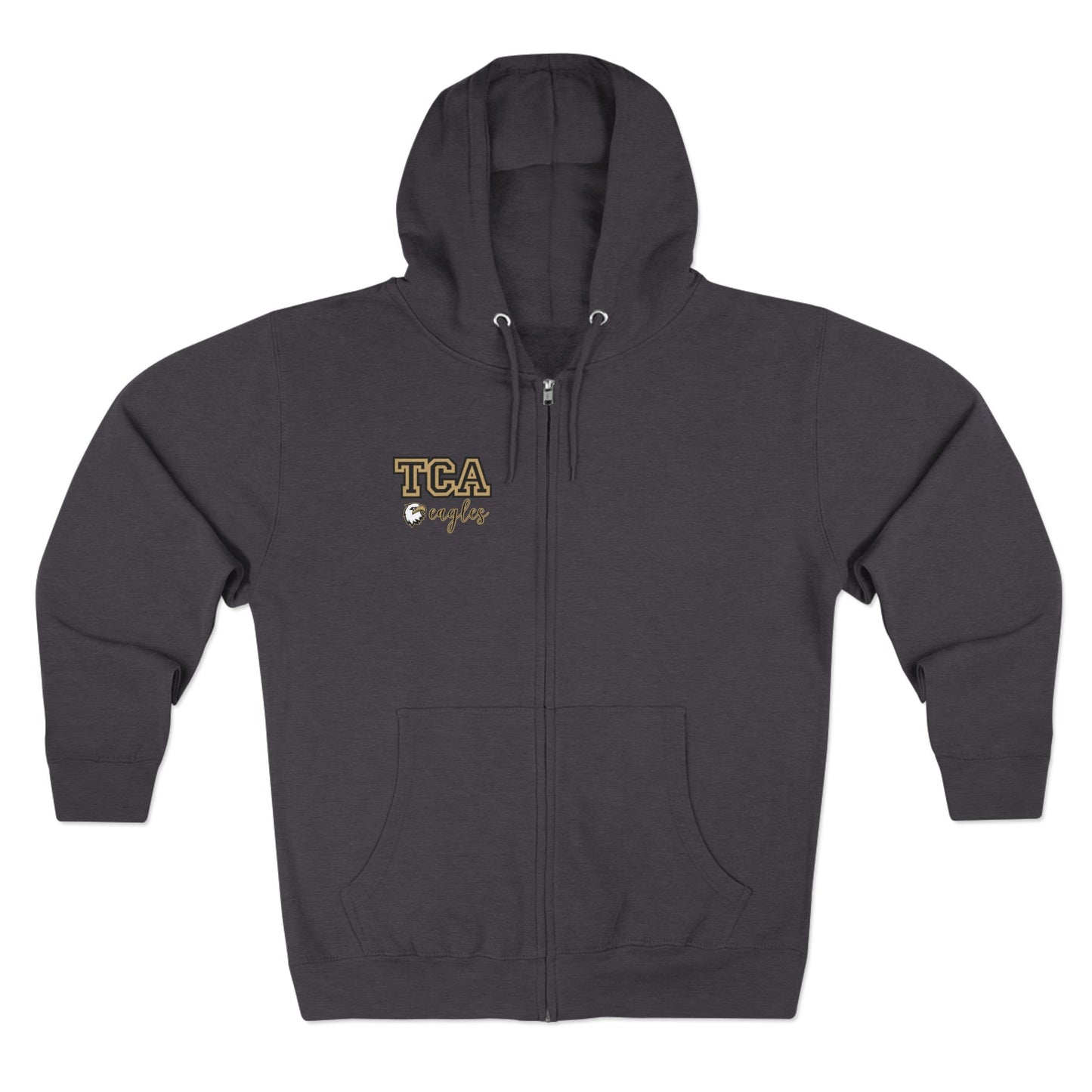 TCA Eagles Zip Hoodie — Lightweight School Spirit Full-Zip Hoodie