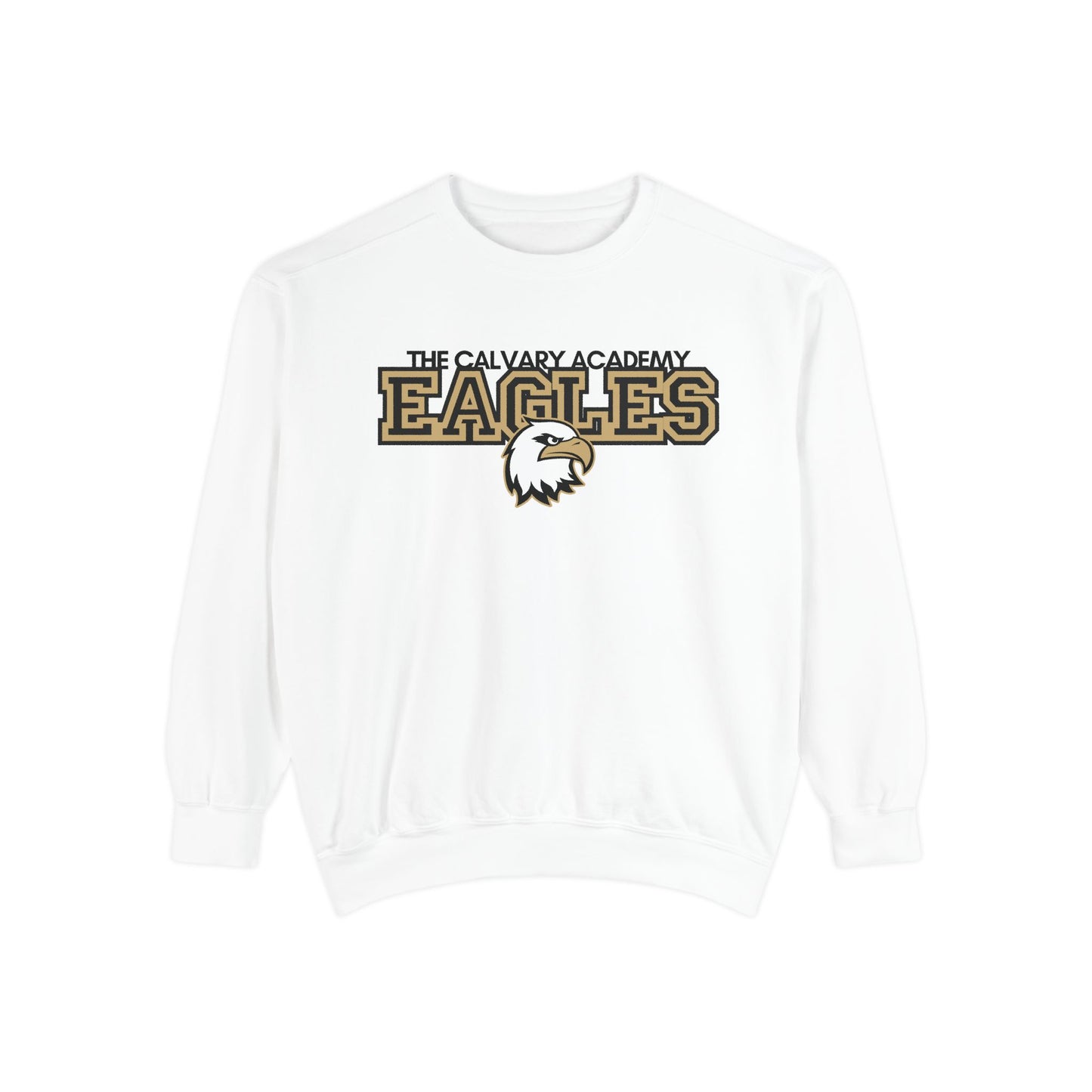 The Calvary Academy Eagles Unisex Garment-Dyed Sweatshirt