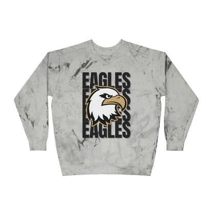 The Calvary Academy Eagles Unisex Color Blast Crewneck Sweatshirt