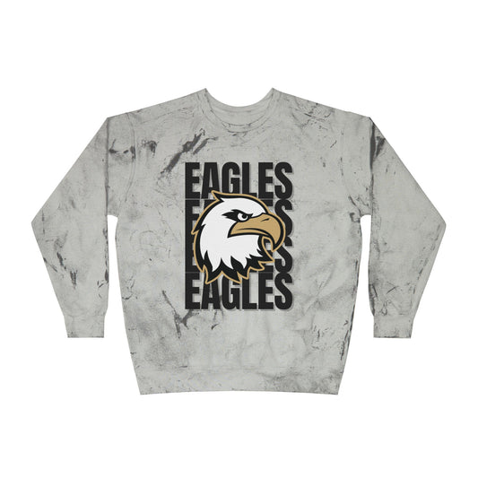 The Calvary Academy Eagles Unisex Color Blast Crewneck Sweatshirt