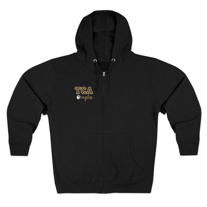 TCA Eagles Zip Hoodie — Lightweight School Spirit Full-Zip Hoodie