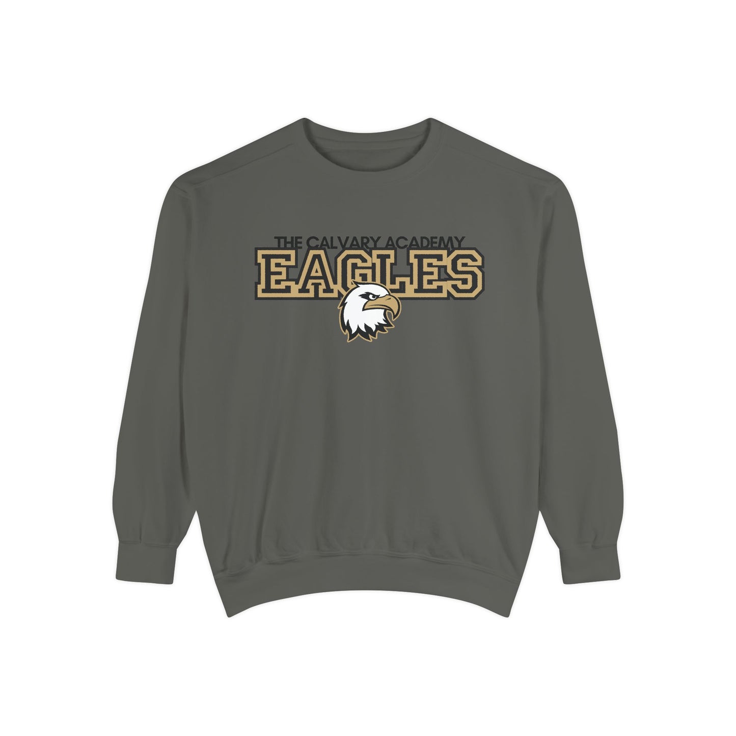 The Calvary Academy Eagles Unisex Garment-Dyed Sweatshirt