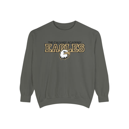 The Calvary Academy Eagles Unisex Garment-Dyed Sweatshirt