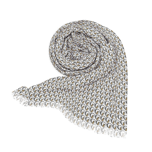 The Calvary Academy Eagle Head Light Scarf