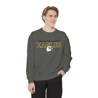 The Calvary Academy Eagles Unisex Garment-Dyed Sweatshirt