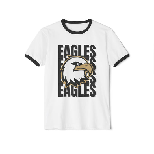 The Calvary Academy Eagle Spirit Ringer Unisex Tee