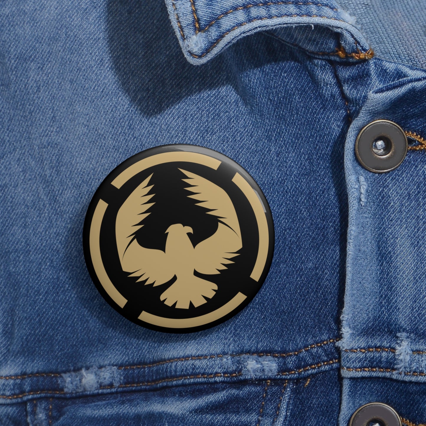 TCA Logo Pin Buttons