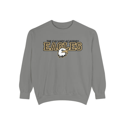The Calvary Academy Eagles Unisex Garment-Dyed Sweatshirt