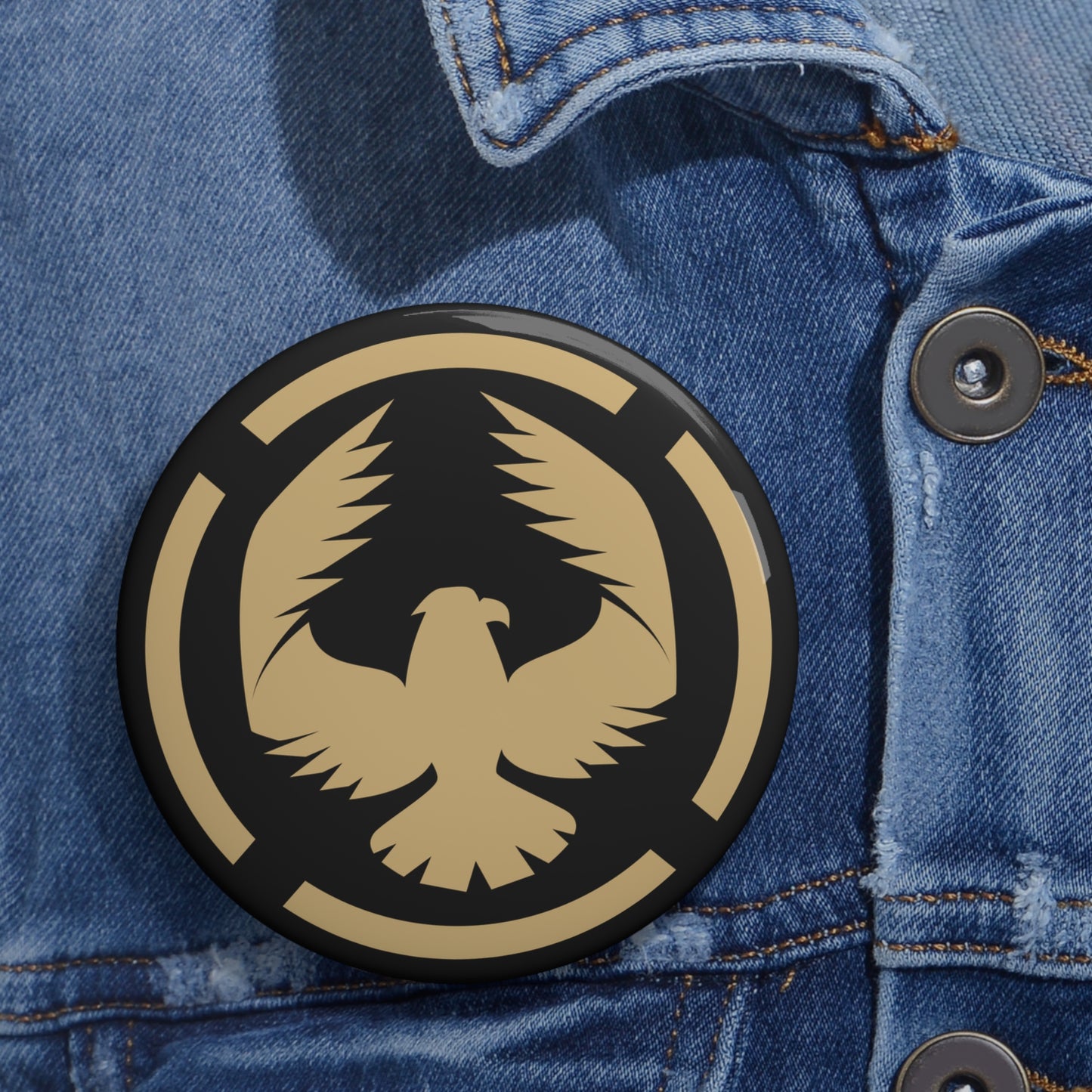 TCA Logo Pin Buttons