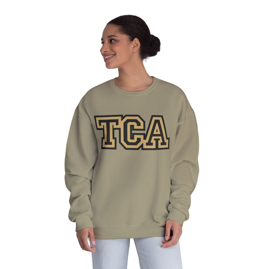 TCA Letterman Crewneck Sweatshirt — Classic School Spirit Pullover