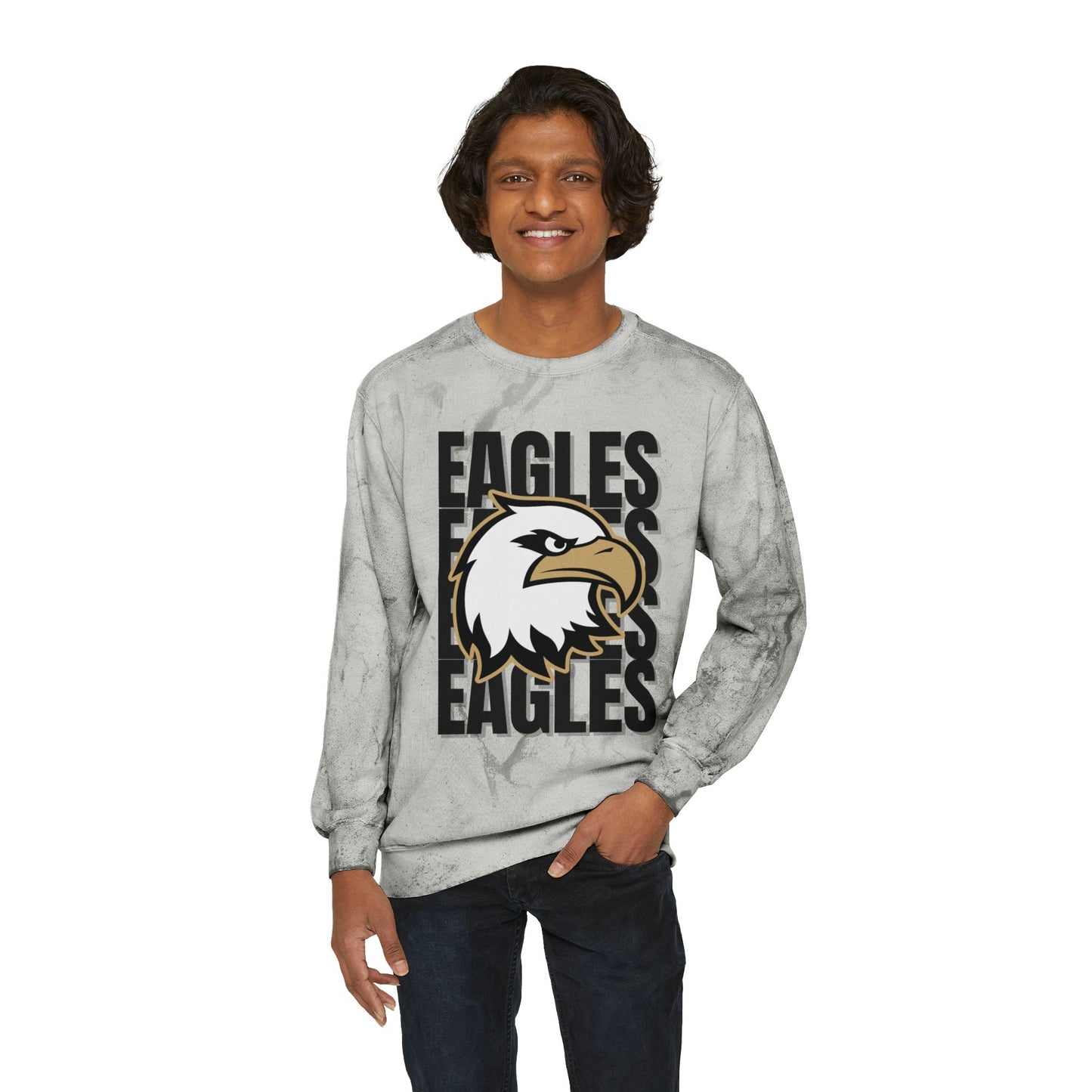 The Calvary Academy Eagles Unisex Color Blast Crewneck Sweatshirt