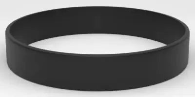 The Calvary Academy Debossed Color-Filled Wristband (Bulk Item)